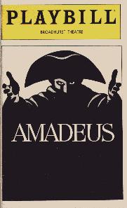 A photo from Wikipedia of the Amadeus playbill