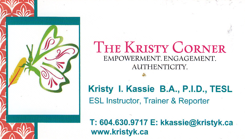 Kristy Kassie's business card